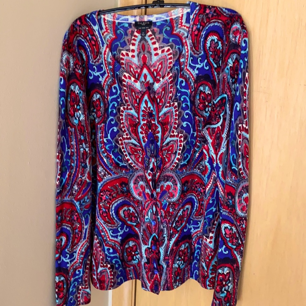 Talbots Merino wool sweater. Good condition. Clean